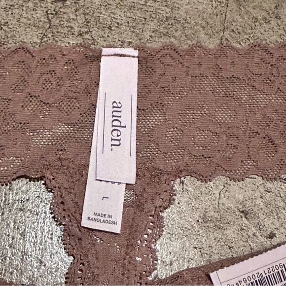 NWT Auden Pair of Two (2) Thong Underware Women's L Large - Picture 4 of 5